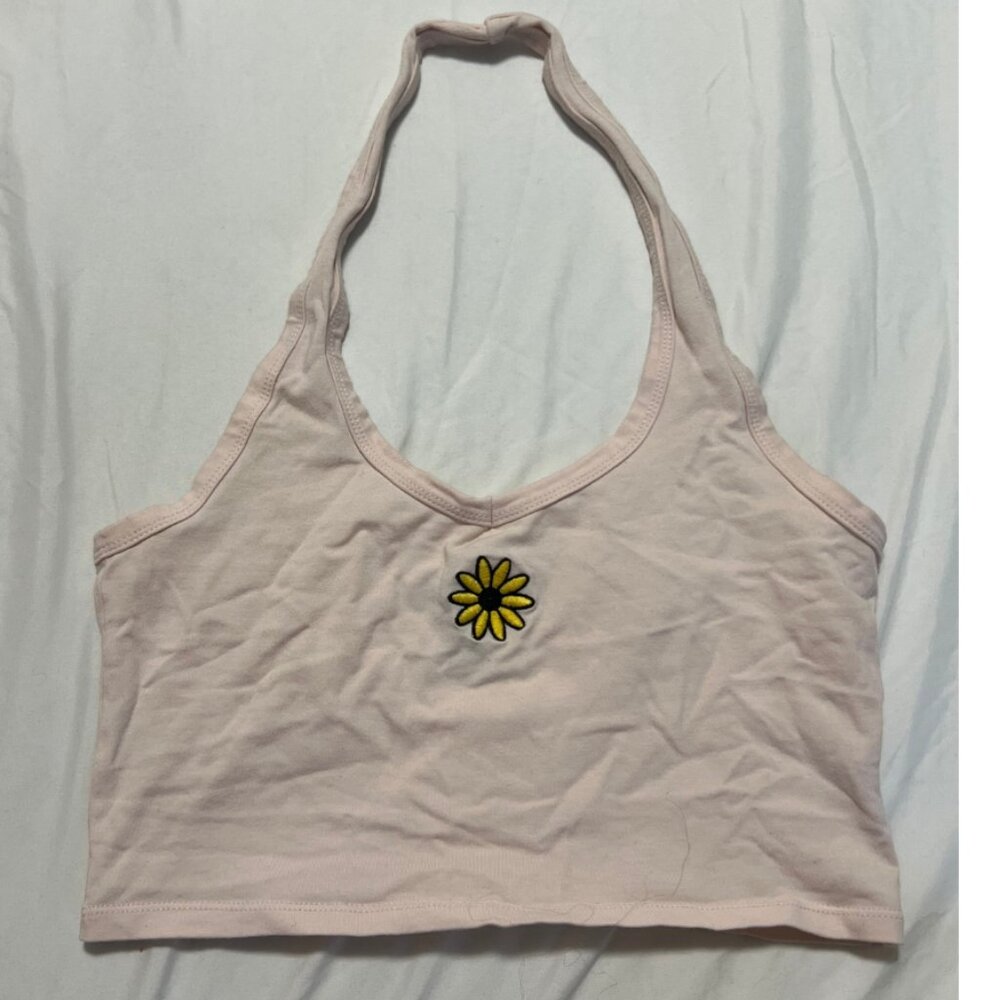pink halter top